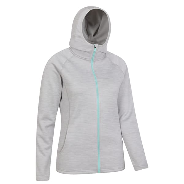 Mountain Warehouse Dam/Dam Dynamic Chakra IsoCool Hoodie Medium Grey 4 UK