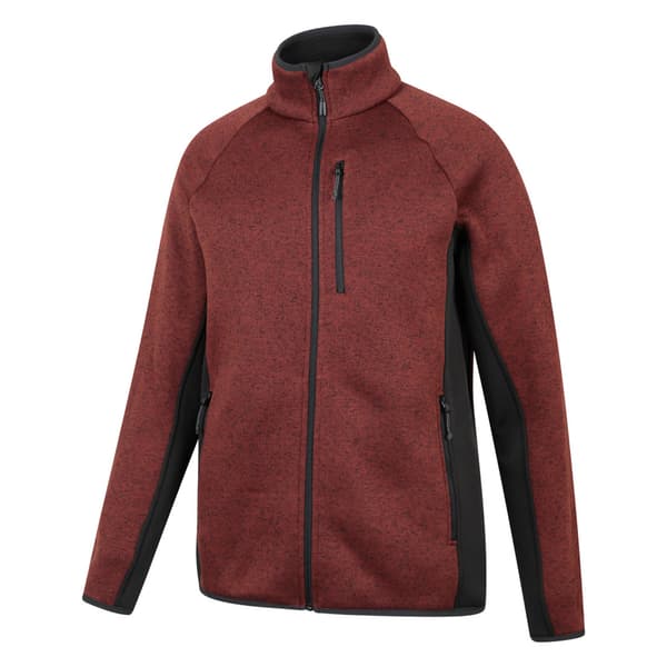 Mountain Warehouse Herr Treston Fleecejacka med hel dragkedja M Rost Rust M