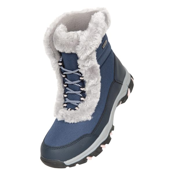 Mountain Warehouse Dam/Damer Ohio Termiska Korta Skaft Snö Blue 8 UK