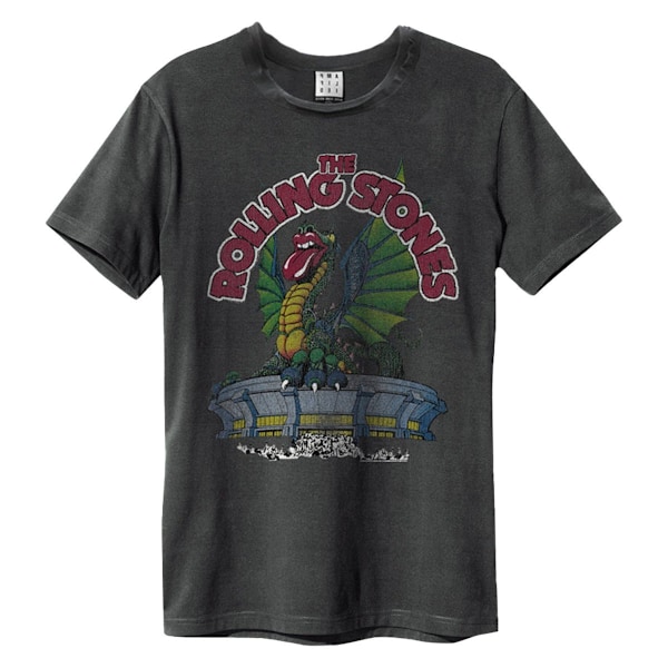 Amplified Unisex Vuxen US 1972 The Rolling Stones T-Shirt 3XL C Charcoal 3XL