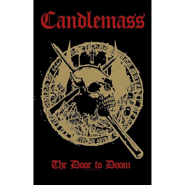 Candlemass The Door To Doom Textil Affisch 106cm x 70cm Multico Multicoloured 106cm x 70cm