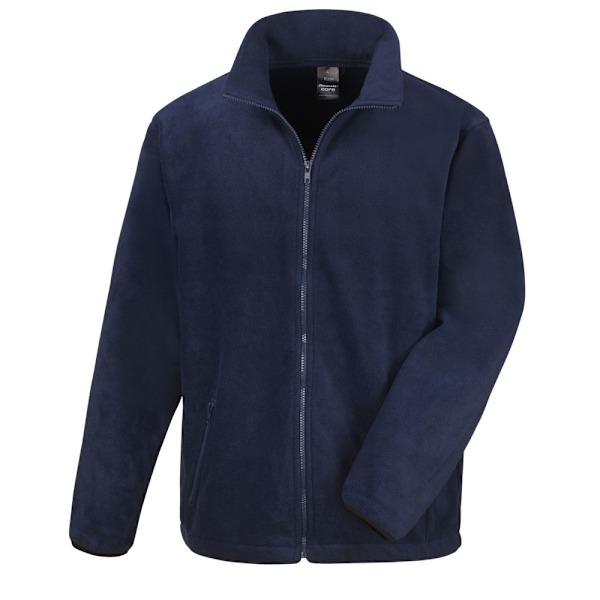 Result Herr Core Fashion Fit Outdoor Fleece Jacka XL Marinblå Navy Blue XL