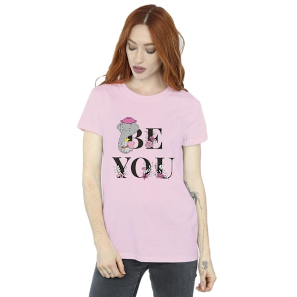 Disney Dam/Damer Dumbo Be You Bomull Boyfriend T-shirt L Ba Baby Pink L