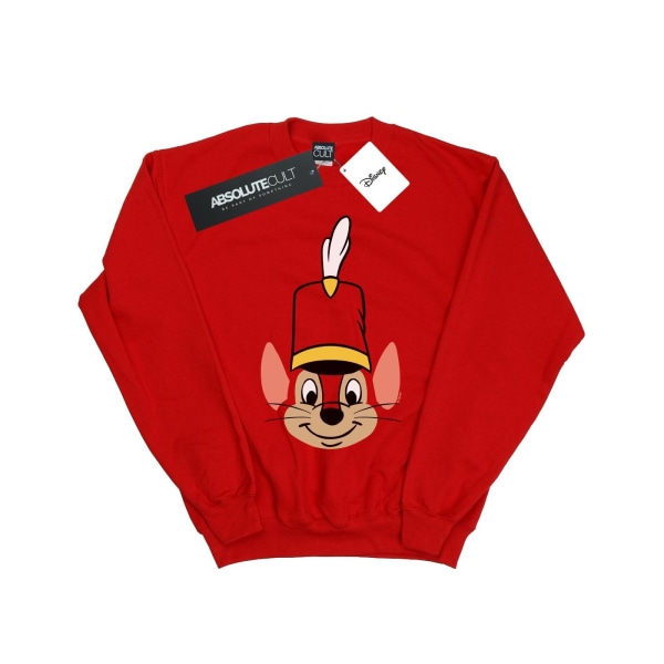 Disney Boys Dumbo Timothy Q Mouse Sweatshirt 7-8 Years Red Red 7-8 Years