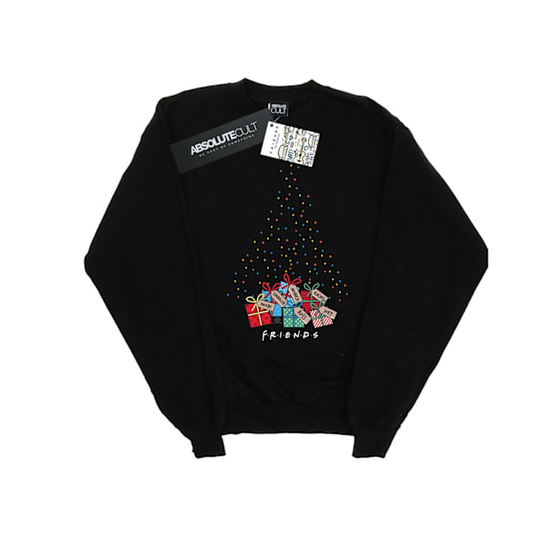 Friends Dam/Kvinnors Julgran Ljus Sweatshirt M Svart Black M