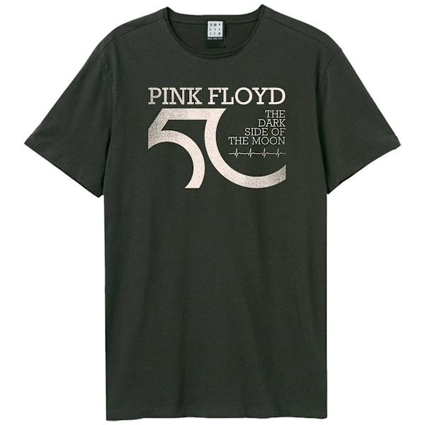 Amplified Unisex Vuxen The Dark Side Of The Moon Pink Floyd T-S Charcoal XL