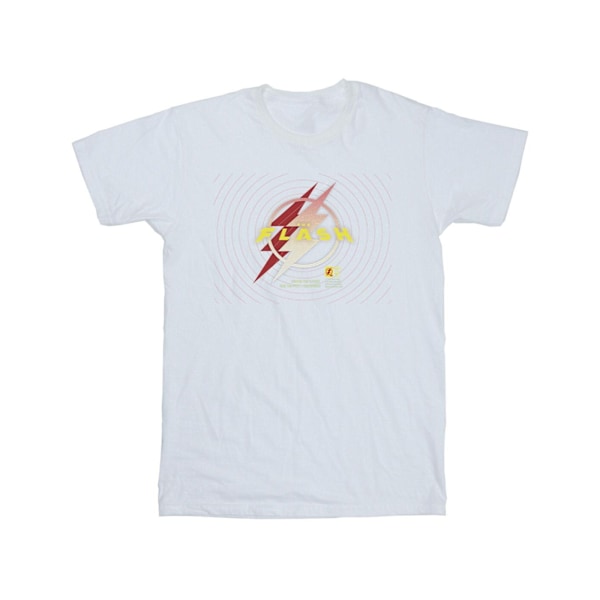 DC Comics The Flash Lightning Logo T-shirt M Vit White M