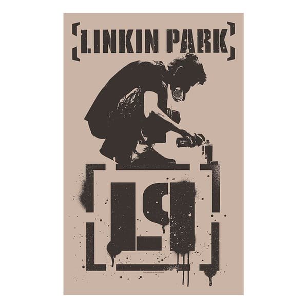 Linkin Park Meteora Textilaffisch En Storlek Beige Beige One Size