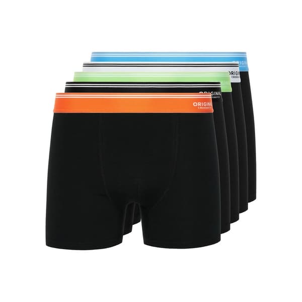 Crosshatch Herr Prismara Boxershorts (5-pack) M Svart Black M