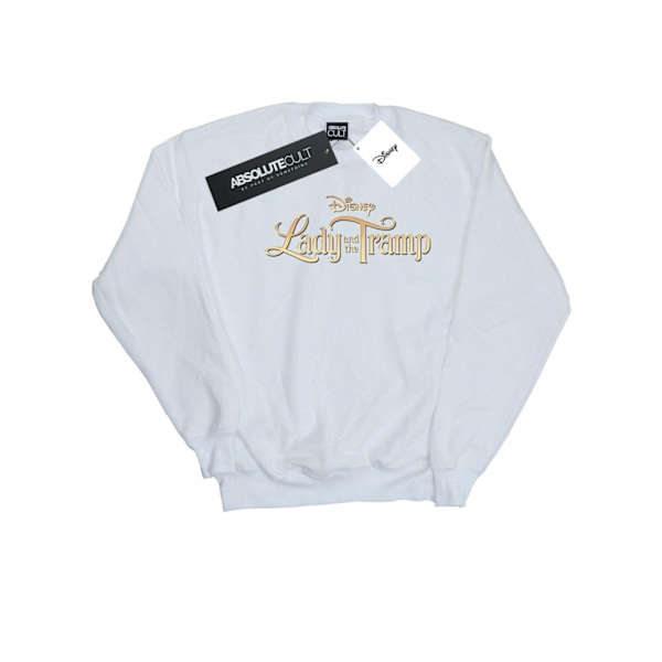 Disney Herr Lady And The Tramp Klassisk Logotyp Sweatshirt L Vit White L