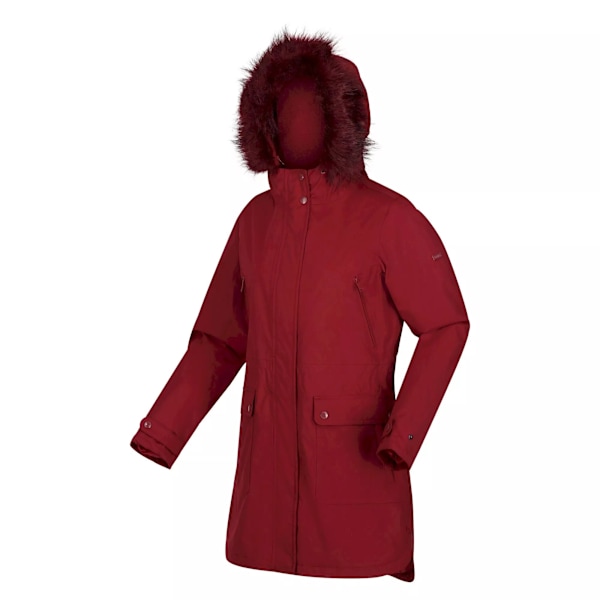 Regatta Dam/Kvinnor Sabinka Faux Fur Trim Parka 10 UK Caberne Cabernet 10 UK