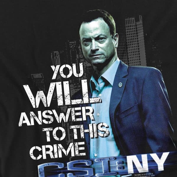 CSI: NY Herr T-shirt You Will Answer M Svart Black M