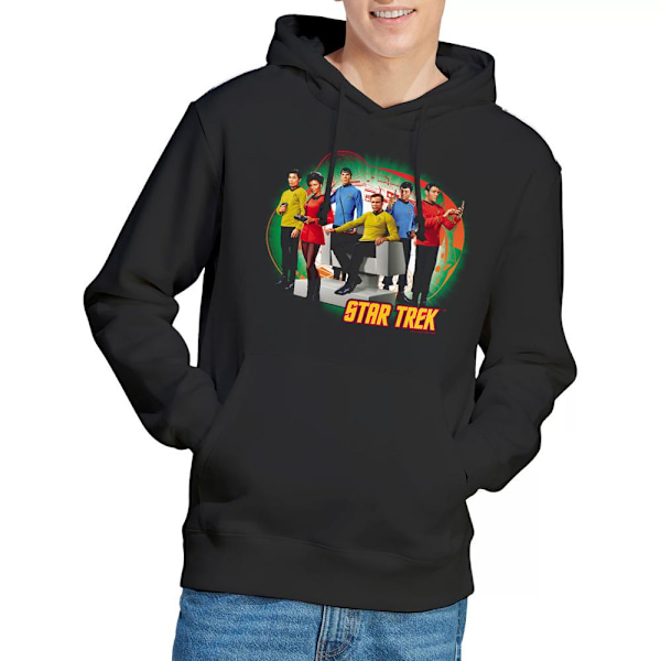 Star Trek Herr Enterprise´s Finest Hoodie S Svart Black S