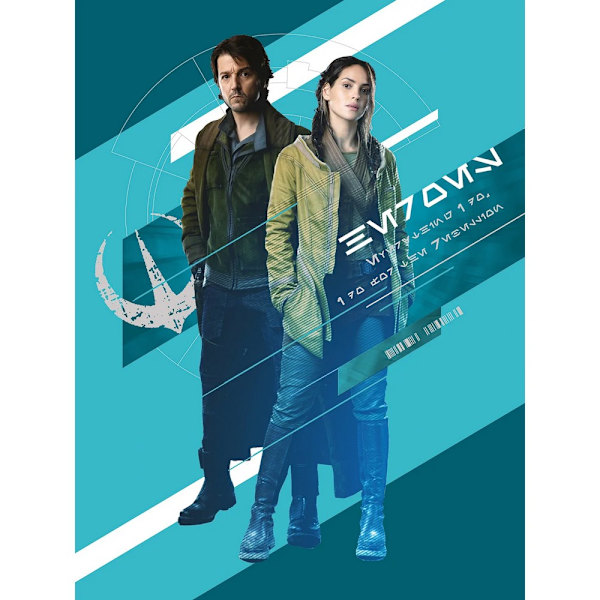 Star Wars: Andor Fade Canvas Print 60cm x 80cm Blå Blue 60cm x 80cm