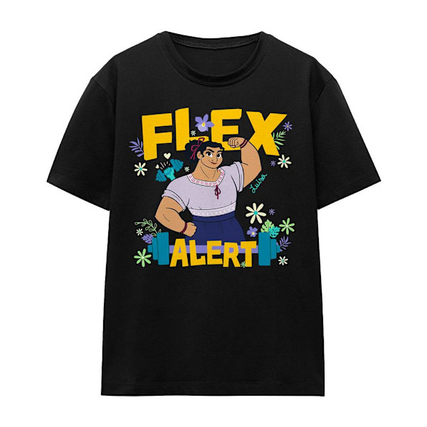 Encanto Unisex Vuxen Flex Alert Luisa T-Shirt XL Svart Black XL