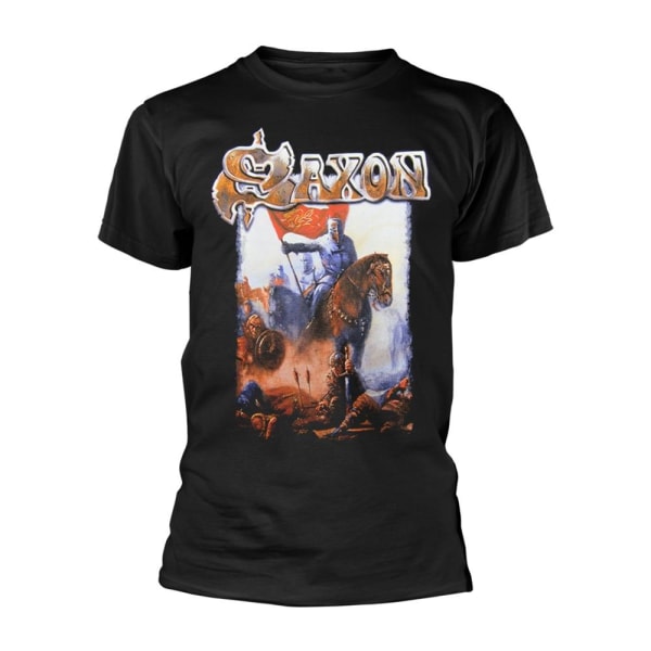 Saxon Unisex Vuxen Crusader T-shirt S Svart Black S