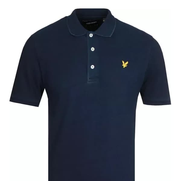 Lyle & Scott Pikétröja för herrar S Blå Blue S