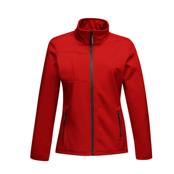 Regatta Womens/Ladies Octagon II Vattentät Soft Shell Jacka 1 Classic Red/Black 16