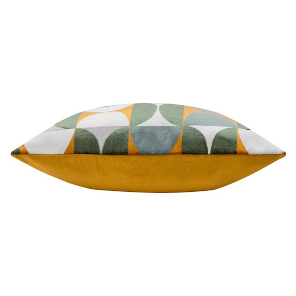 Paoletti Bardot Kuddfodral i Skuren Sammet 50cm x 50cm Guld/Blå Gold/Blue 50cm x 50cm