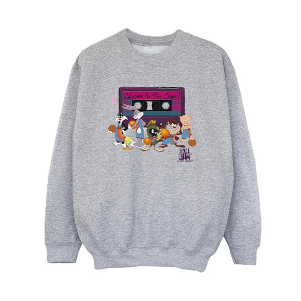Space Jam: A New Legacy Boys Team Cassette Sweatshirt 3-4 år Sports Grey 3-4 Years