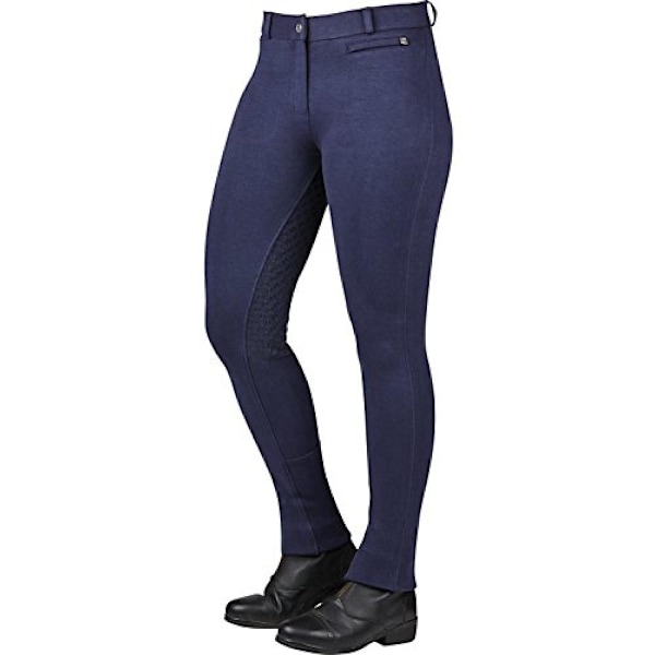 Dublin Womens/Ladies Supa-fit Zip Up Gel Full Seat Jodhpurs 36i Navy 36in