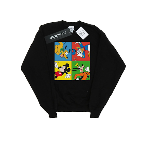 Disney Boys Mickey Mouse Friends Sweatshirt 9-11 år Svart Black 9-11 Years