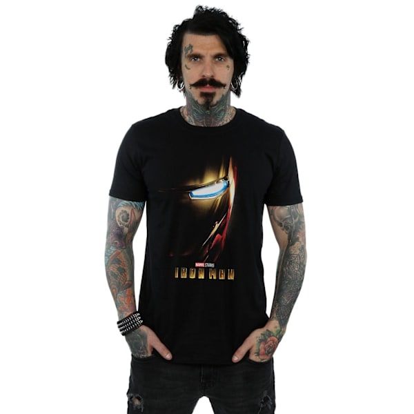 Marvel Studios Iron Man Poster T-shirt S Svart Black S