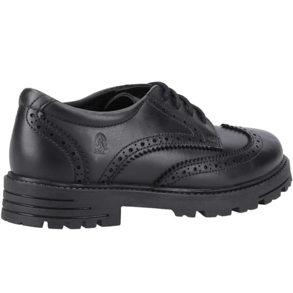 Hush Puppies Maxine läderskolskor för flickor 1 UK svart Black 1 UK