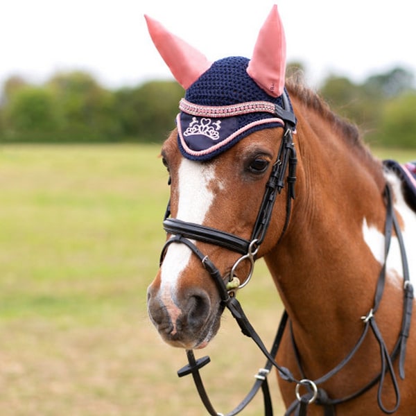 Little Rider The Princess And The Pony Hästflugslöja Ponny/Cob Navy/Peach Pony/Cob