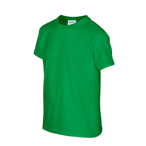 Gildan Barn/Kids Kraftig Bomulls T-shirt XS Irländsk Grön Irish Green XS