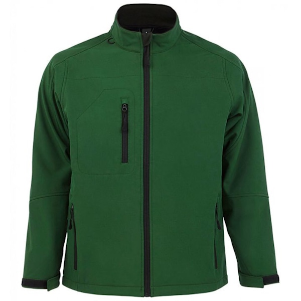 SOLS Herr Relax Soft Shell Jacka (Andningsbar, Vindtät Och Vattenavvisande) Bottle Green 4XL
