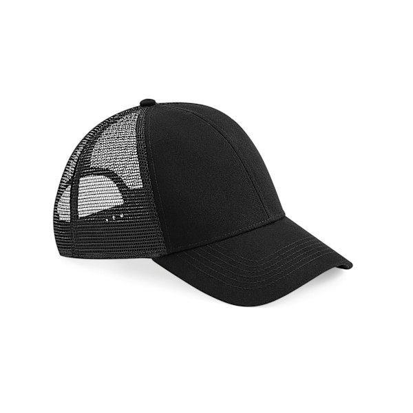 Beechfield Unisex Vuxen Organisk Bomull Trucker Cap En Storlek Bla Black One Size