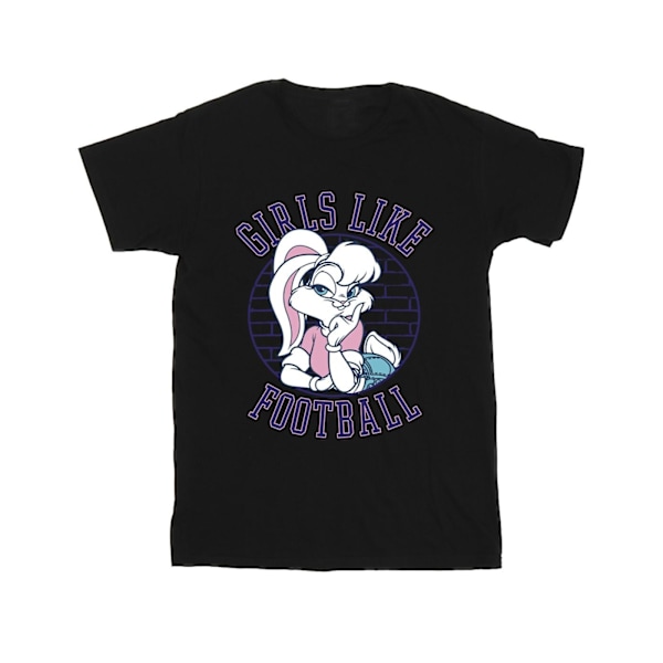 Looney Tunes Boys Lola Bunny Girls Like Football T-Shirt 3-4 år Black 3-4 Years