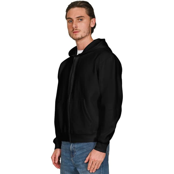 Casual Classics Unisex Vuxen Kammad Bomull Oversized Full Zip H Black S
