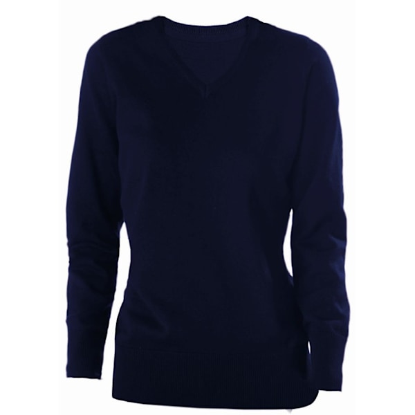 Kariban Dam/Dam Cotton Acrylic V-hals Tröja XS Marinblå Navy XS