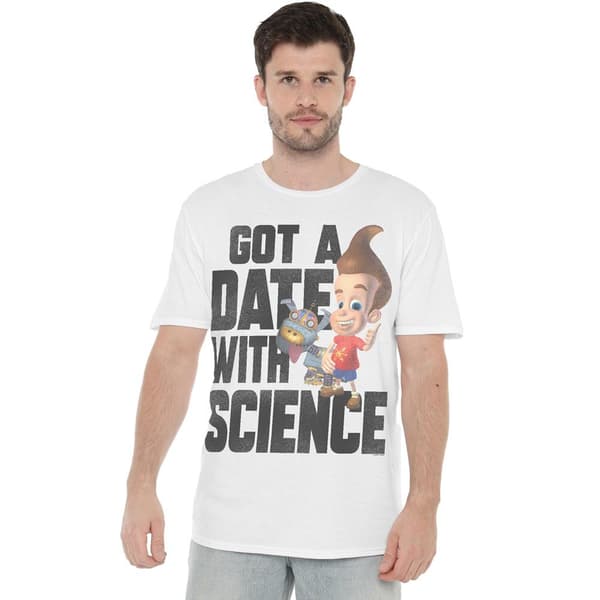 Jimmy Neutron Herr Science T-Shirt 3XL Vit White 3XL