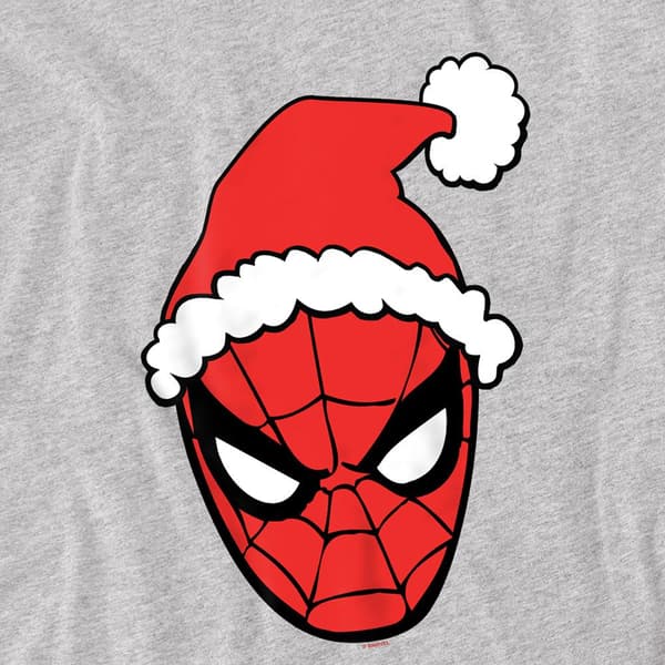 Spider-Man Barn/Barn Santa Hatt Tröja 7-8 År Athlet Athletic Heather 7-8 Years