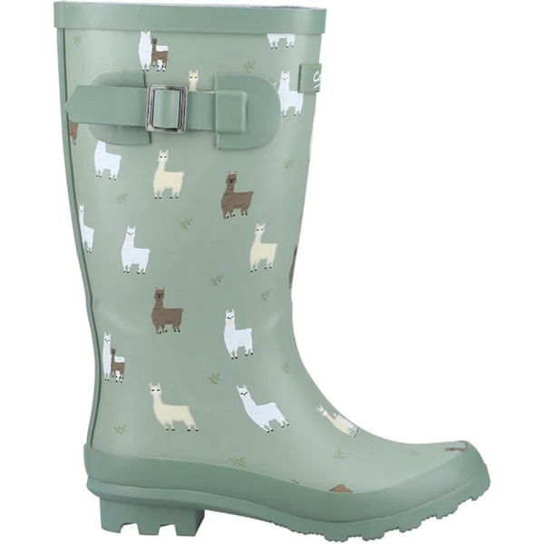 Cotswold Childrens/Kids Farmyard Alpaca Wellington Boots 3 UK G Green 3 UK