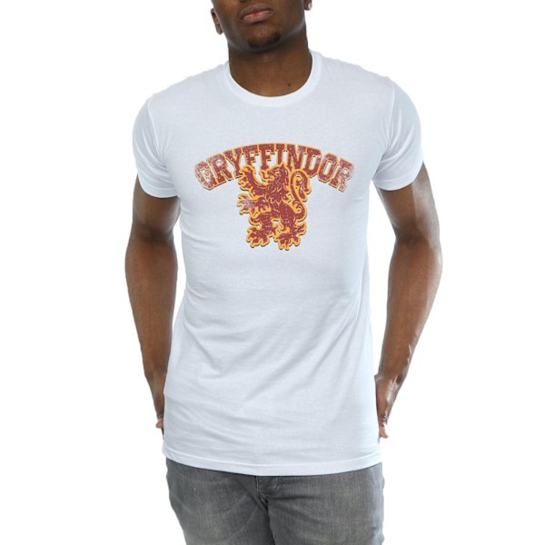 Harry Potter Herr Gryffindor Sport Emblem T-shirt S Vit White S