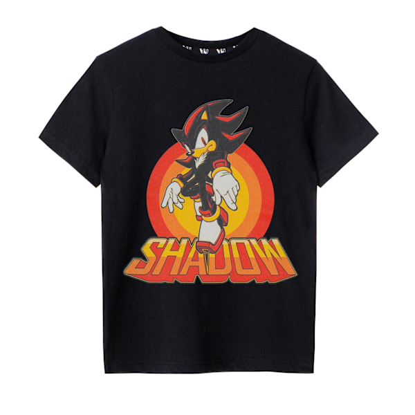 Sonic The Hedgehog Boys Shadow Rings Kortärmad T-shirt 13-1 Black 13-14 Years