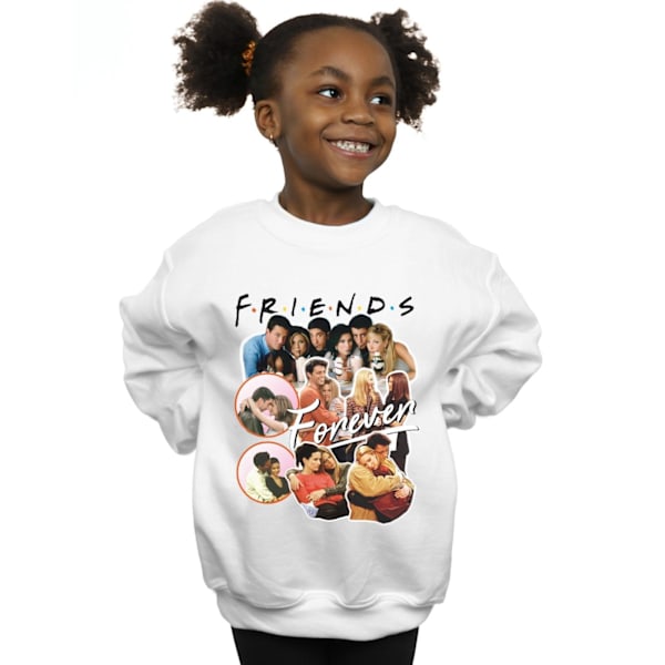 Friends Girls The One With All The Hugs Sweatshirt 5-6 År Vit White 5-6 Years