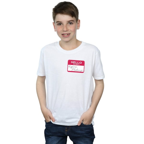 Friends Boys Regina Phalange Namnskylt T-shirt 9-11 år Vit White 9-11 Years