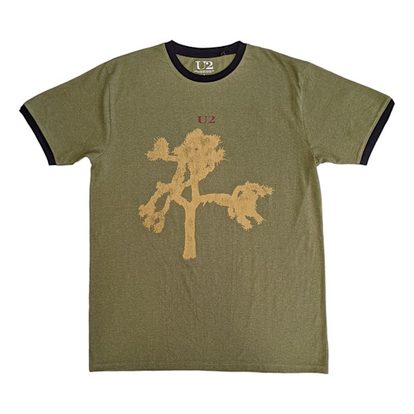 U2 Unisex Vuxen Joshua Tree Europe 1987 Ringer T-Shirt M Grön Green M