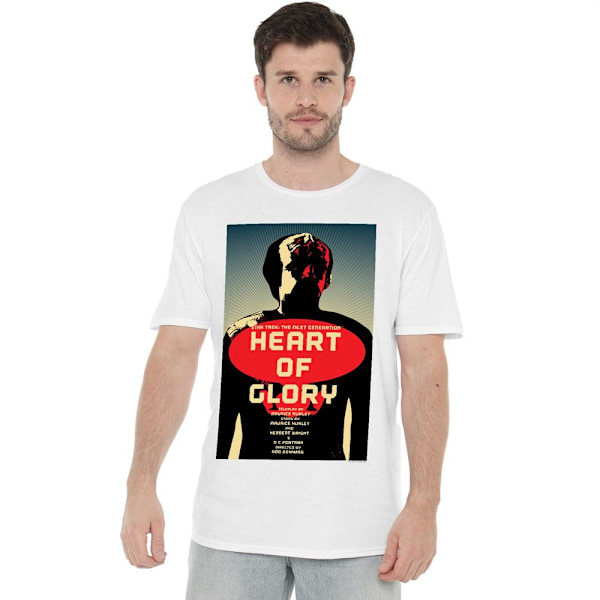 Star Trek Herr The Next Generation Säsong 1 Avsnitt 20 T-Shirt White 3XL