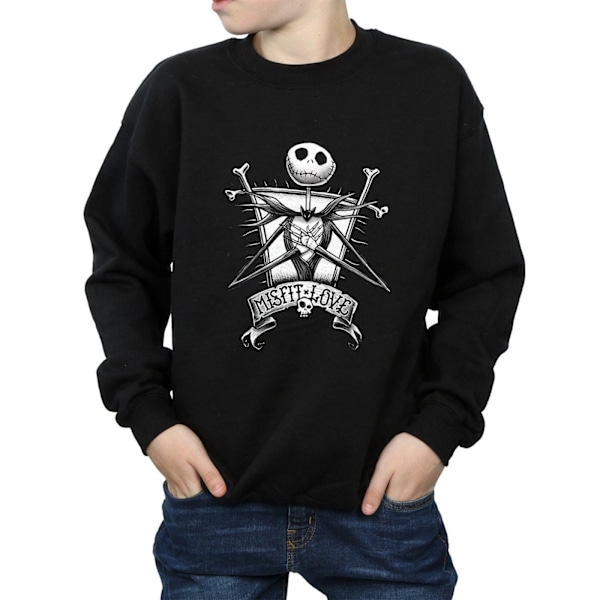 Disney Boys Nightmare Before Christmas Misfit Love Sweatshirt 5 Black 5-6 Years