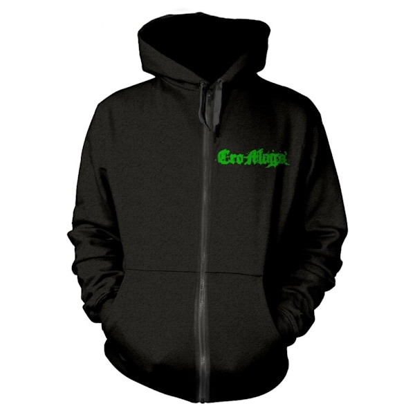 Cro-Mags Unisex Adult Logo Full Zip Hoodie XL Svart/Grön Black/Green XL