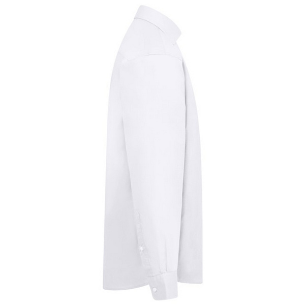 Absolute Apparel Herr Långärmad Klassisk Poplin Skjorta M Vit White M