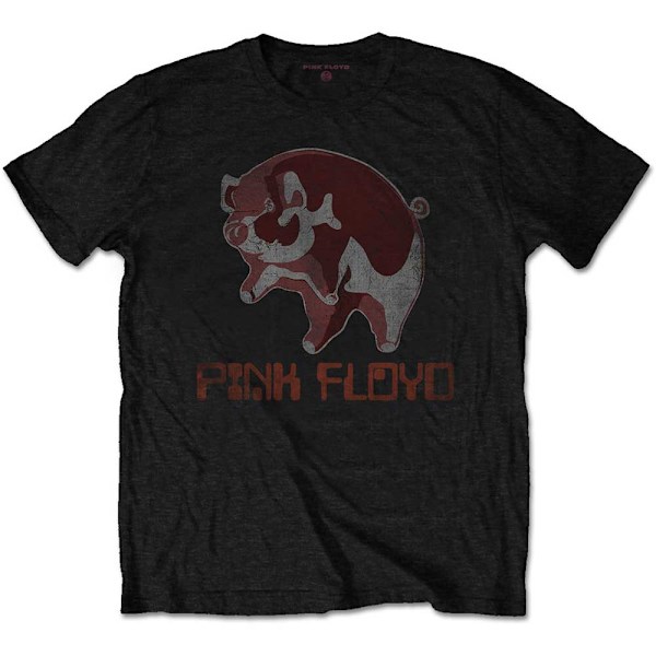Pink Floyd Unisex Adult Ethnic Pig T-Shirt M Svart Black M