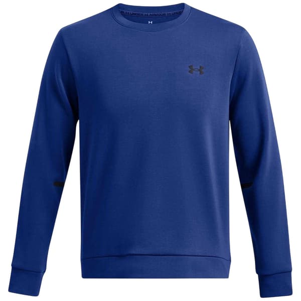 Under Armour Herr Fleece Regular Sweatshirt M Tech Blå/Svart Tech Blue/Black M