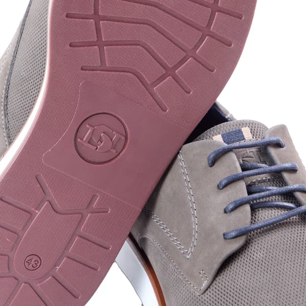 Dune London Herrskor i läder Derby 7 UK Grå Grey 7 UK